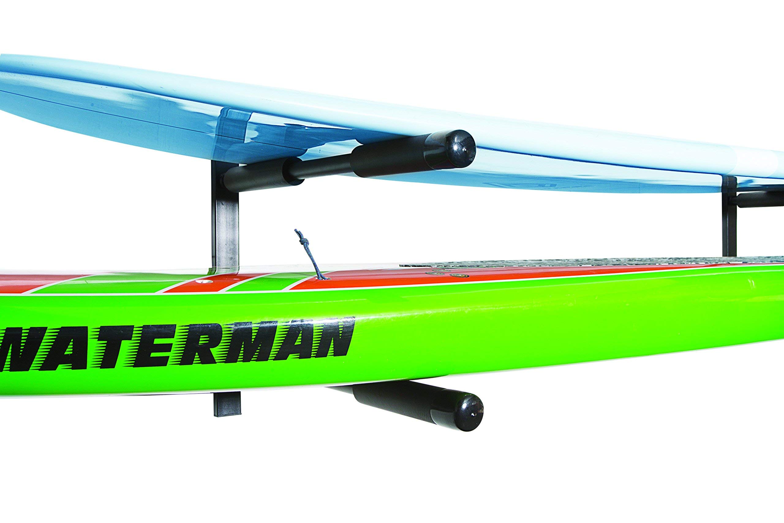 COR Surf Paddle Board Wall Mount Rack | Double Surfboard or Paddleboard Wall Rack Storage | Heavy-Duty SUP Garage Storage Rack