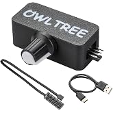 4 Pin 12V PWM Fan Controller with Type C USB Power Cable and 4Pin 5 Way PWM Fan Splitter Hub,PWM Fan Speed Controller with 15-18W, 1.2-1.5A Output, 5V Input