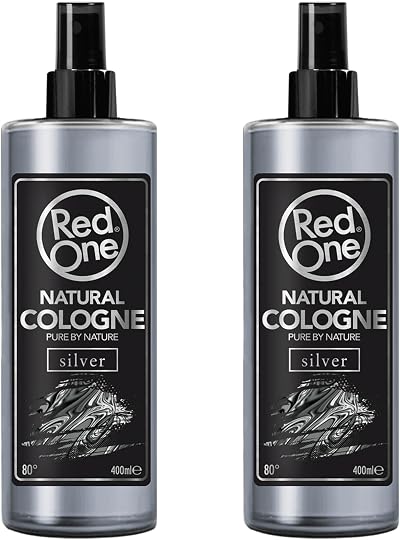 Redone Silver Aftershave Cologne Spray Men Barber Grooming 2x 400ml 800ml Set
