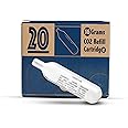CyclingDeal 16g or 25g Threaded CO2 Cartridges Refills for Bike Bicycle Pump CO2 Inflator Heads - Great Refill for Mountain or Road Bikes Tires