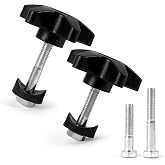Walker Replacement Parts, Rollator Parts Kit, M6 Screws &amp; Knobs, 2 Sets | Walker Parts, Drive Walker Parts, M6 Screws 1.18in &amp; 1.57in, Knobs, Washers, Tool-Free, Universal Fit, 2 Sets