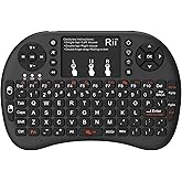 Rii i8+ Mini Wireless Touch Keyboard,Handheld Remote,LED Backlit Compatible with Android TV Box, Android Smart TV,HTPC,Raspbe