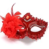 Ralleyfun Masquerade Mask for Women Venetian Halloween Carnival Masks for Party Prom Ball