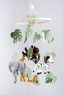 jungle theme baby mobile
