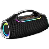 Portable Bluetooth Outdoor Speaker, 30W Sound for Party/ Camping/ Beach