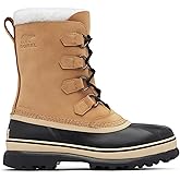 Sorel Mens Caribou Waterproof Snow Boots Winter Warm Fur Lined Mid-Calf