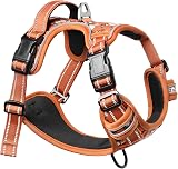 HEELE Dog Harness No Pull Reflective Front Back Leash Attachments S view 5