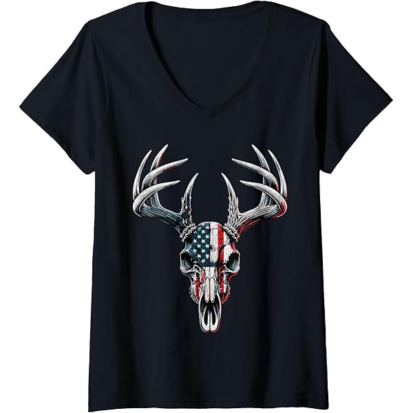 ULTRABASIC Men's US Flag & Deer Hunter Graphic T-Shirt - Eco-Friendly Vintage Tee (Multiple Sizes) - View #11