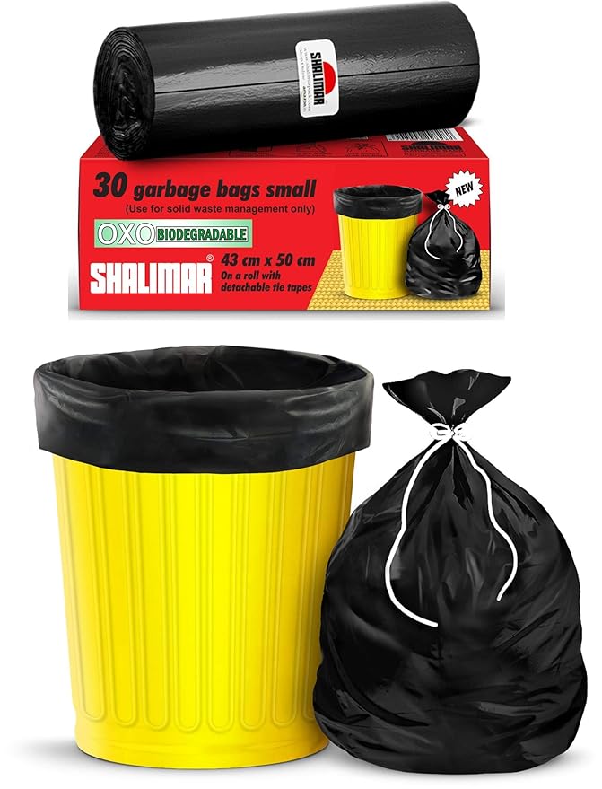 Shalimar Premium OXO Biodegradable Garbage Bags (Small) Size 43 cm x