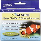 Algone Media Aquarium Water Clarifier and Nitrate Remover Clear Small 125Gms
