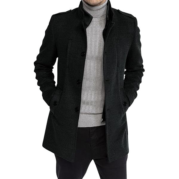 Winter Coats Mens Overcoat Amazon Peacoat Men's Beotyshow