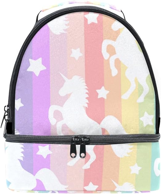 rainbow unicorn lunch box