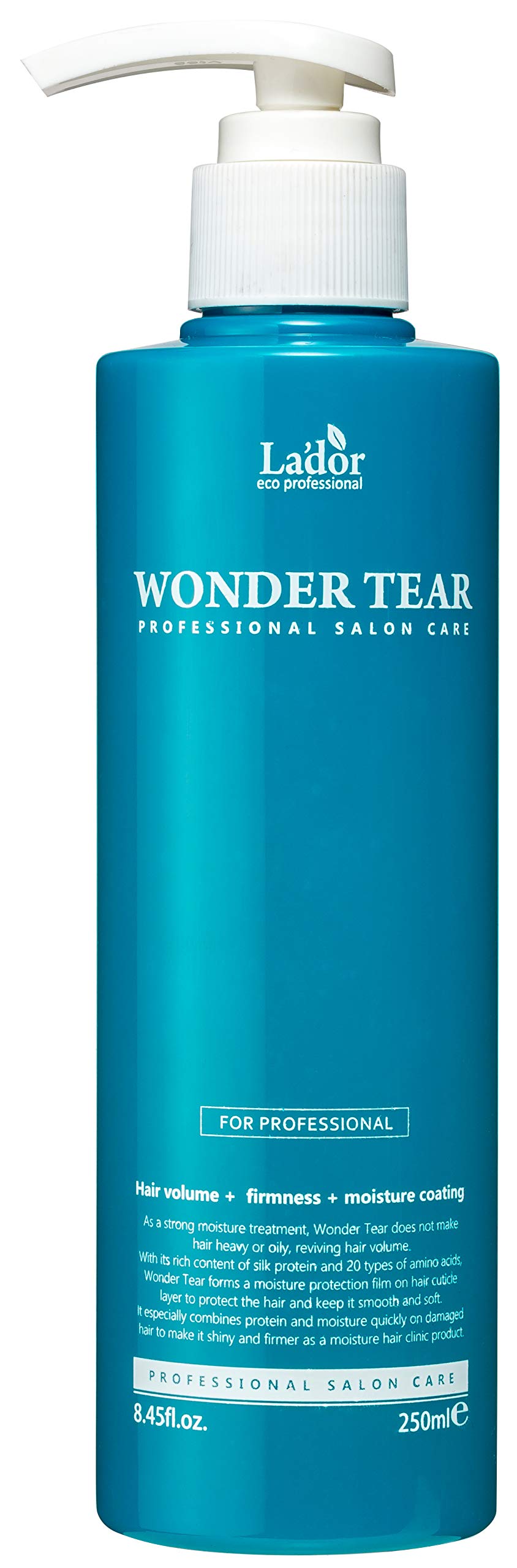 LA'DOR Wonder Tear 250 ml Hair Treatment Conditioner Hydrates Dry Hair Strengthens Damaged Structure Protects Against Chemical Treatments Negative Effects External Environment