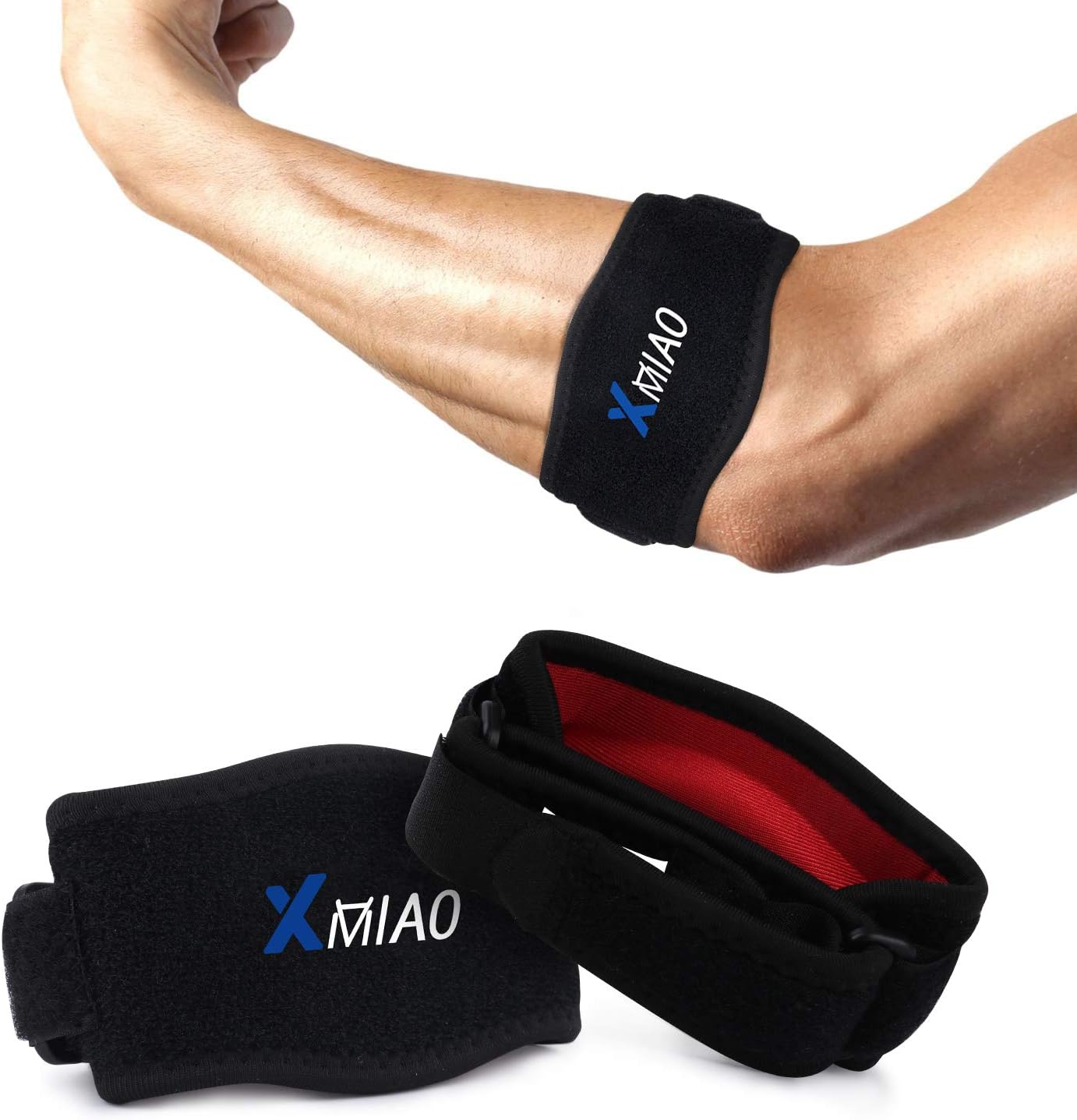 Elbow Brace, XMIAO Adjustable Straps Tennis Elbow Brace with