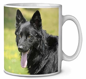 Advanta Mugs Black German Shepherd Coffee Tea Mug Christmas