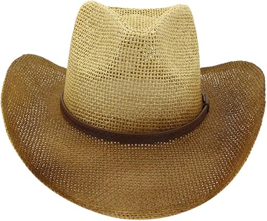 woven straw cowboy hat