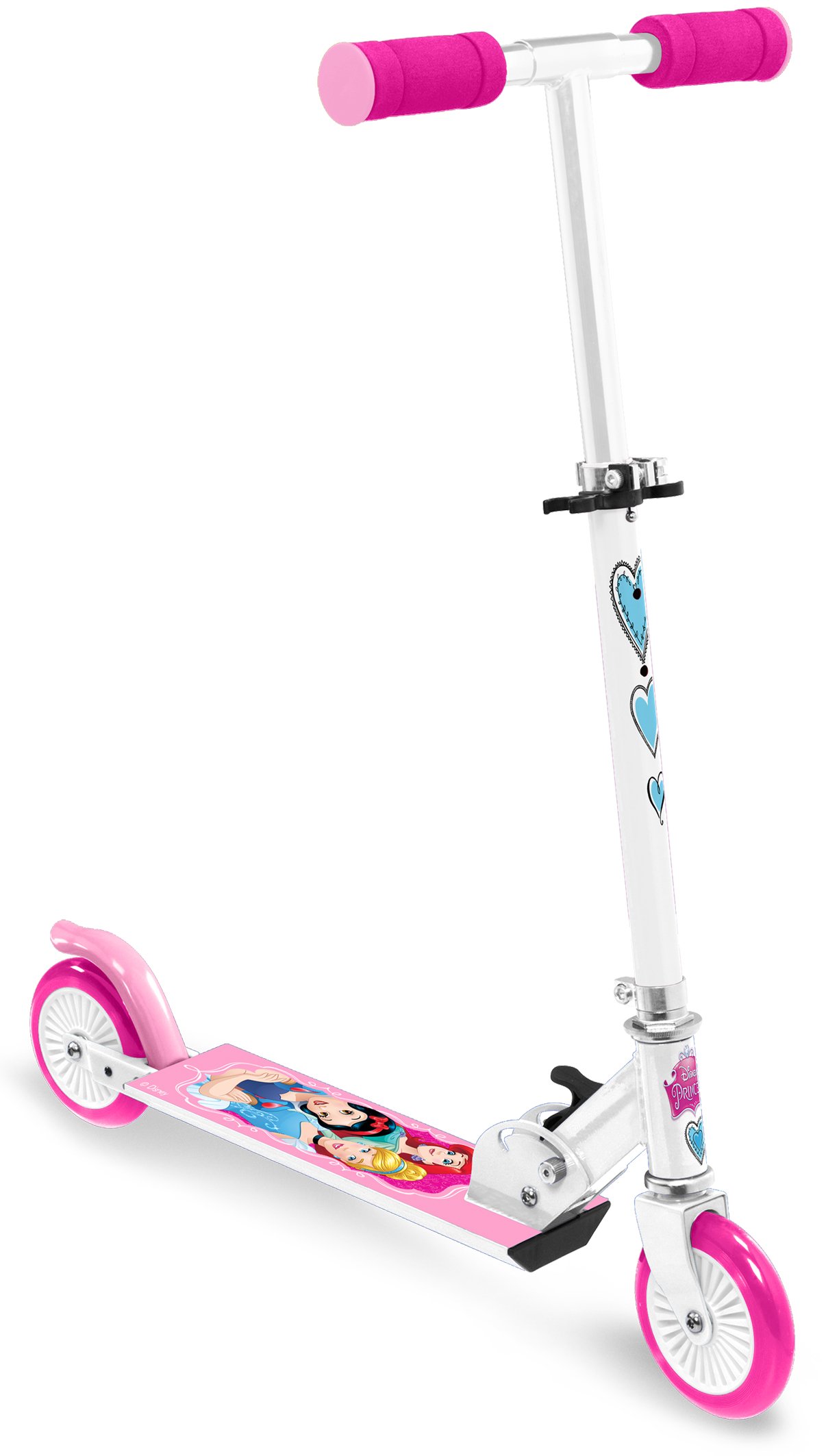 Stamp - Foldable Scooter-Princess-Disney, J100088, Pink