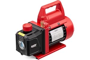 Orion Motor Tech Vacuum Pump, 4.5 cfm 1/3 hp HVAC Single Stage Vacuum Pump for R12 R22 R134a R410a R502, Auto AC Vacuum Pump 