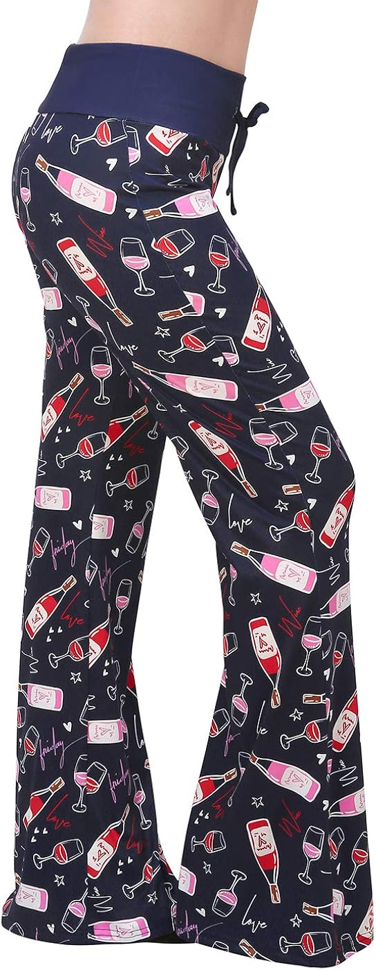 HDE Womens Pajama Pants Wide Leg Sleepwear Casual Loose Lounge PJ Bottoms at  Women’s Clothing store
