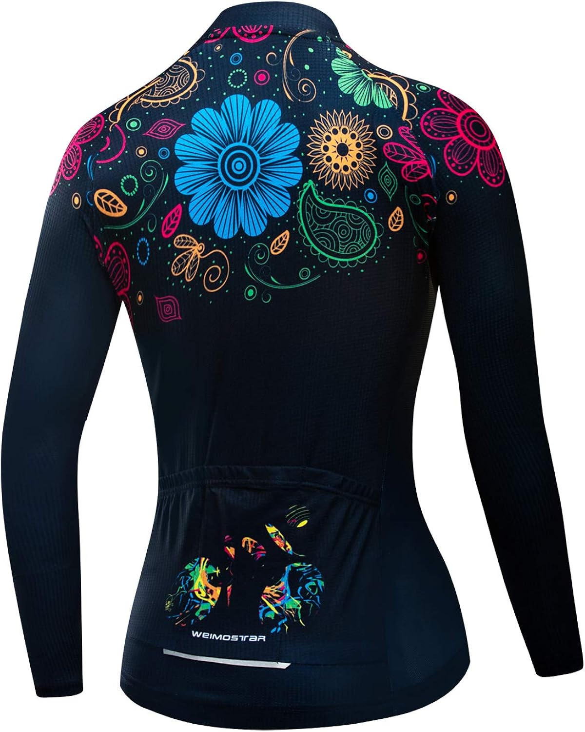 Women's Cycling Jersey Long Sleeve Bike Jacket Biking Shirt Bicycle Clothing: Clothing