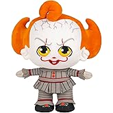 Jazwares Warner Bros. IT 8-Inch Pennywise Plush - Super-Soft, Eerie, and Huggable Plush Toy - Official Licensed Plush - for All Ages