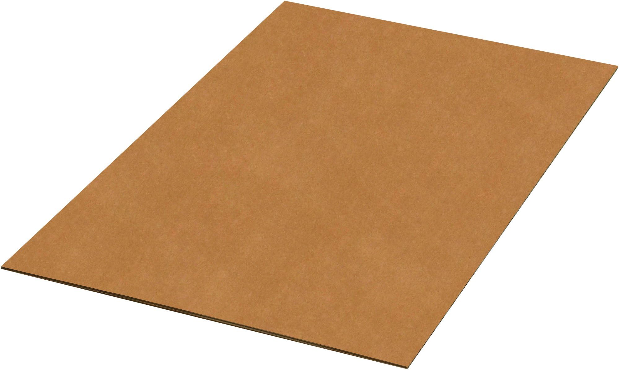 BOX USA Double Wall Corrugated Cardboard Sheets, 40" x 42", Kraft (Pack of 5), (BSP4042DW)