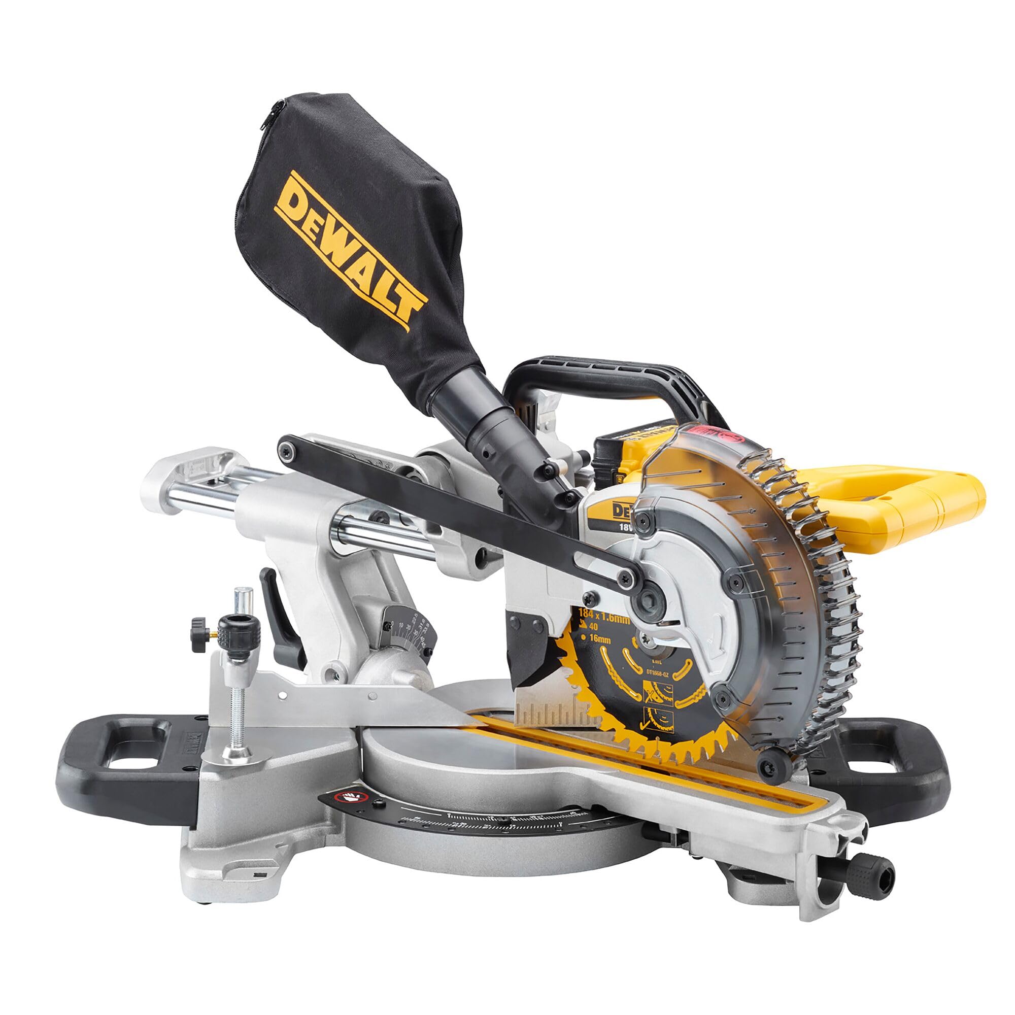 DEWALT 18V XR 184mm Mitre Saw, Tool Only, DCS365N-XJ
