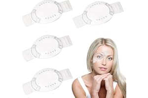 JJUNW 4 Pcs Eye Shield, Plastic Eye Patches, Clear Eye Patch, Eye Shield After Cataract Surgery Plastic Eye Shield with Small Hole Eye Shields After Lasik with Tape Breathable Eye Shields (4)