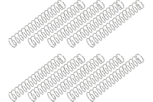 PATIKIL Compression Spring, 0.4mm Wire Dia x 4mm OD x 25mm L, 10 Pcs 304 Stainless Steel Mechanical Extension Small Springs Pen Springs Assortment Kit for Shop and Home Repairs