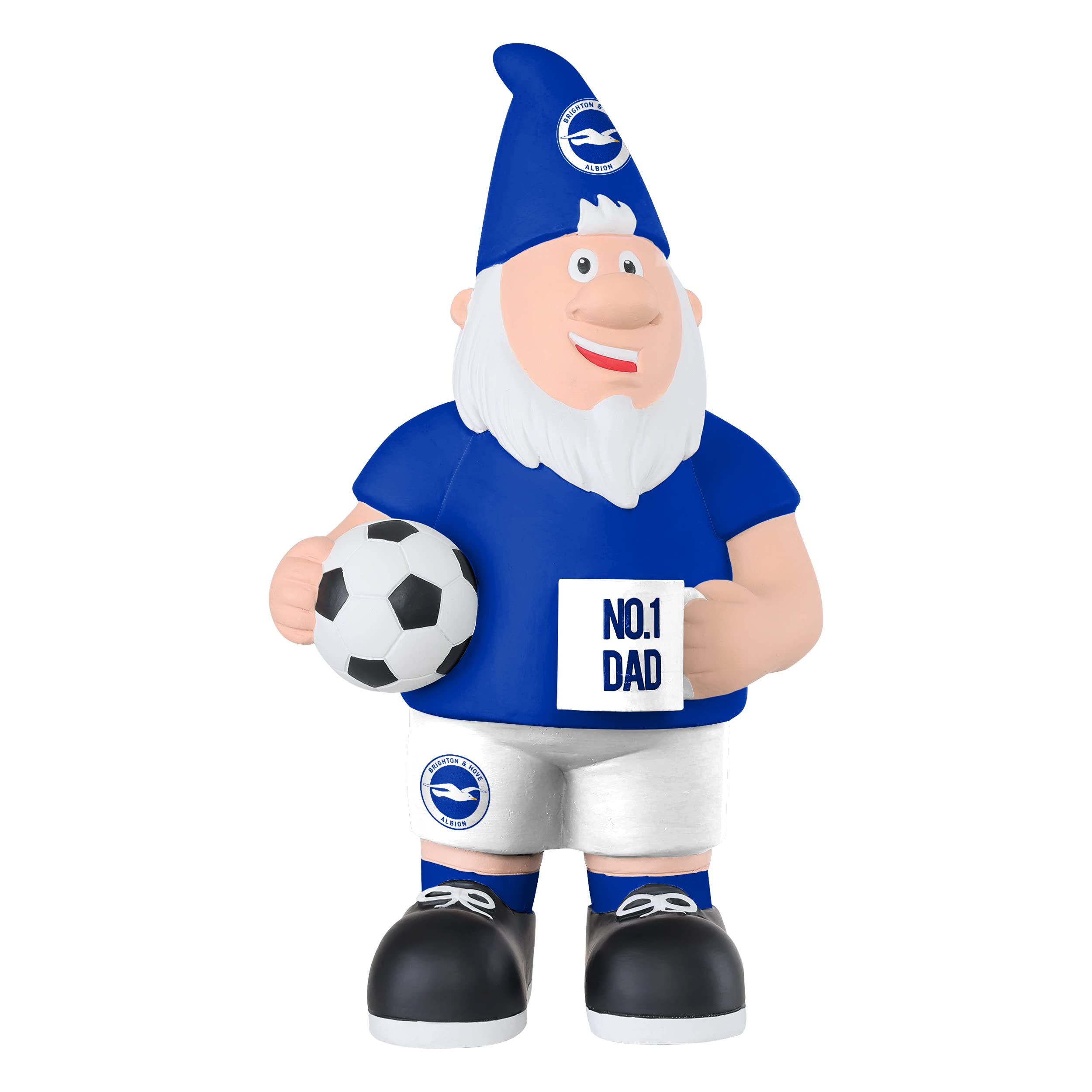 FOCO Officially Licensed Brighton & Hove Albion FC Number 1 Dad Gnome
