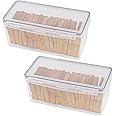 Tiawudi 2 Pack Bread Box, Plastic Bread Container, Large Sandwich Holder, Bread Storage Container for Kitchen Counter, Bread Keeper with Airtight Lid, Bread Saver, 9 Qt / 8.5L Each