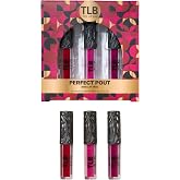 The Lip Bar - Perfect Pout Mini Lip Trio Gift Set (Bawse Lady, Muse, and Playmate) - Nonstop Liquid Matte Lipstick &amp; Non-Sticky Lip Gloss - Travel Size - Gift Box - Vegan, Gluten Free, Cruelty Free