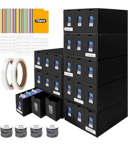 Amazon.com: ATPWONZ Trading Card Storage Box, 24000+ Cards Storage