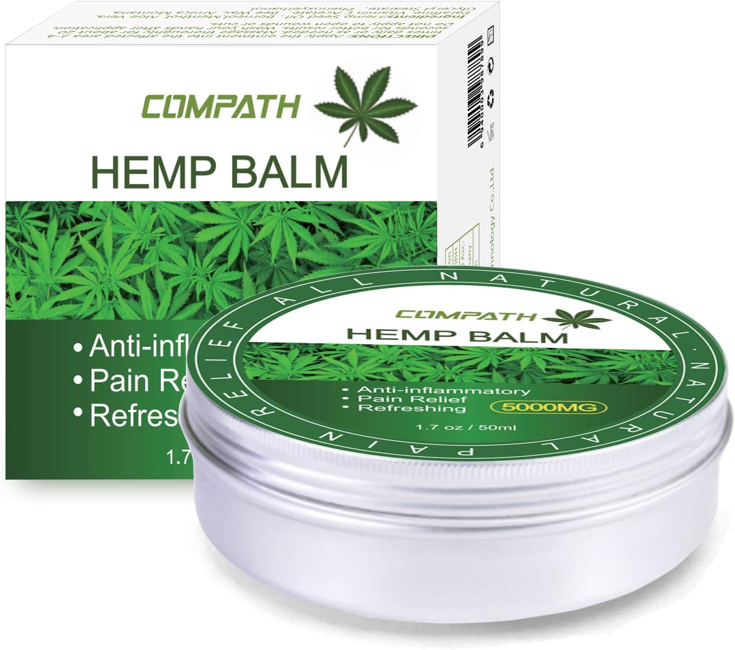 Hemp Salve for Pain Relief Max Strength 100 Natural Ointment