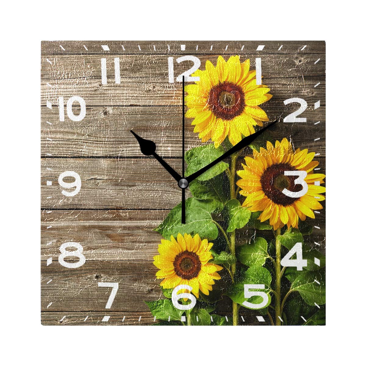 Best Sunflower Kitchen Clock