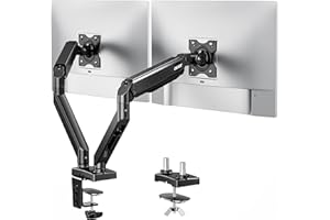 Acer Dual Monitor Arm for 17-32 Inch Screens, Adjustable Monitor Mount, Double Monitor Stand for Desk, Gas Spring for Curved 