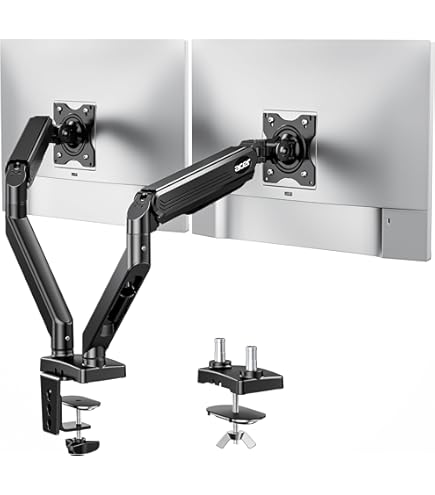 Bras D'Écran Réglable AOC AM400G - Support VESA Pour Écran 17 à 34" (2-9 Kg), Montage Pince Ou Perçage - Gain De Place Bureau - 3