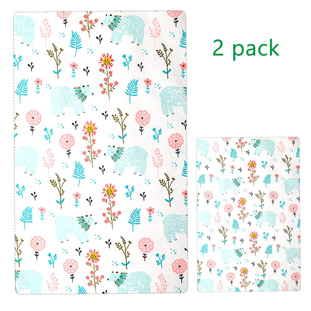 Waterproof Bed Pad Washable & Reusable Underpads 31"x40" Large Toddler Mattress Protector Incontinence Pad Sheet Cover Underpads for Kids Adults and Pets Potty Training Mat Cotton (Squirrel): Home & Kitchen