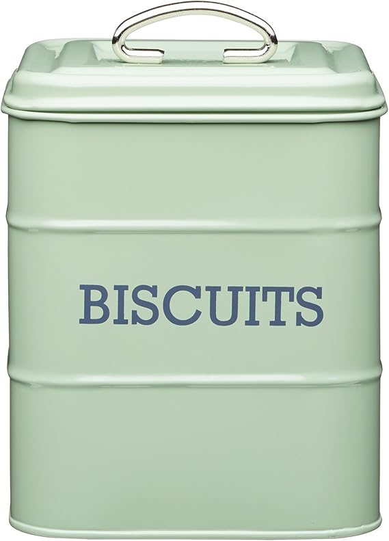 KitchenCraft Living Nostalgie Luftdichte Keksdose aus Metall, Keksdose