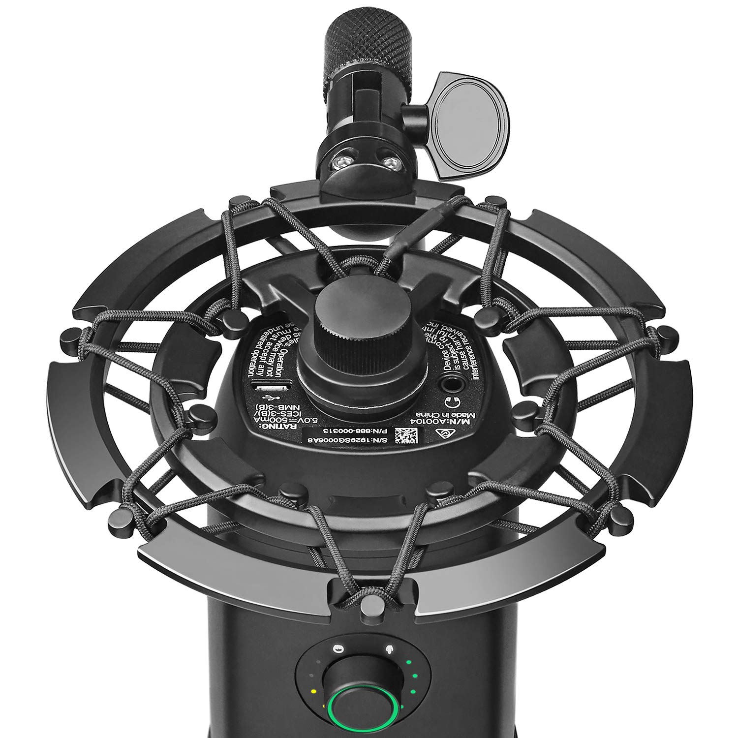 Blue Yeti X Shock Mount, Latest Alloy Microphone Shockmount Reduces Vibration and Shock Noise Matching Boom Arm Mic Stand by YOUSHARES