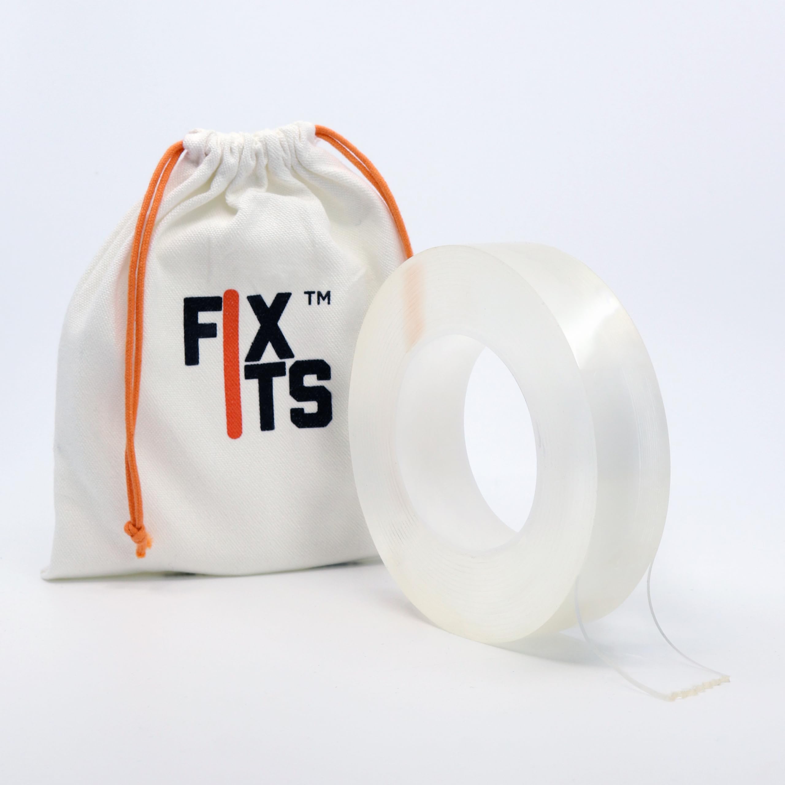 FixIts Heavy Duty Double Sided Tape - Multi-Purpose Fixing Tape - Endlessly Reusable Tape - Strong Mounting Tape - Holds Up To 1kg - For Posters, Photos, Carpet - DIY Essential - 5m Roll