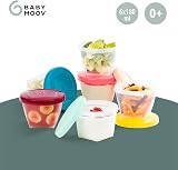 Babymoov Babybol Airtight 180 ml Storage Containers Pack of 6 Multicolor view 3