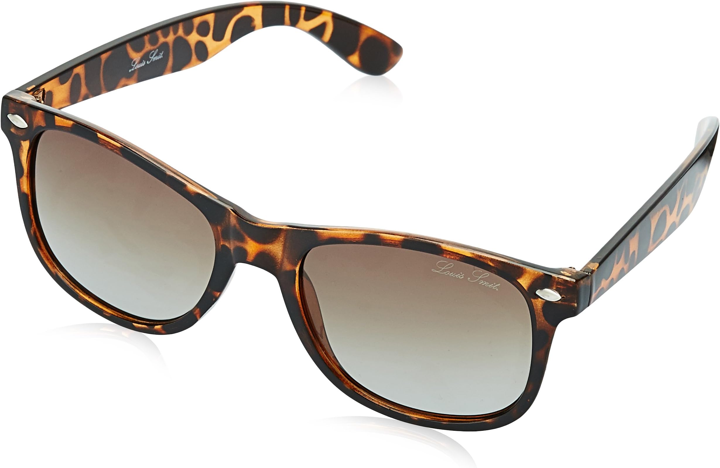 LOUIS SMIT Gradient Wayfarer Women's Sunglasses - (LS102 C4|55|Brown Gradel Color)