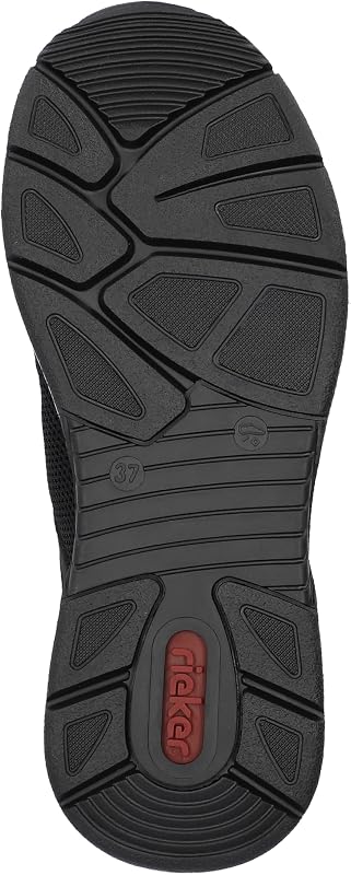 48157, Mocasín Mujer, Negro, 37 EU
