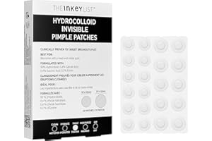 The INKEY List Hydrocolloid Invisible Pimple Patches, Spot Patches Contains Salicylic Acid, Day/Night Anti Acne Patches, Vegan & Cruelty Free, Suitable For All Skin Types