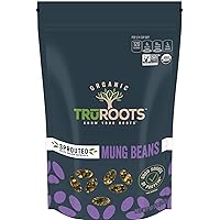TruRoots Organic Sprouted Mung Beans, 10 Ounces (Pack of 6), Certified USDA Organic, Non-GMO Project Verified