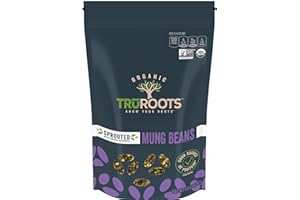 TruRoots Organic Sprouted Mung Beans, Certified USDA Organic, Non-GMO Project Verified, 10 Ounces (Pack of 6)