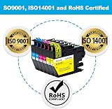 JoyPrinting LC3219XL Ink Cartridges 6 Pack Cyan Magenta Yellow for Brother view 9