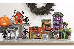 Herrschners Halloween Village Plastic Canvas Kit