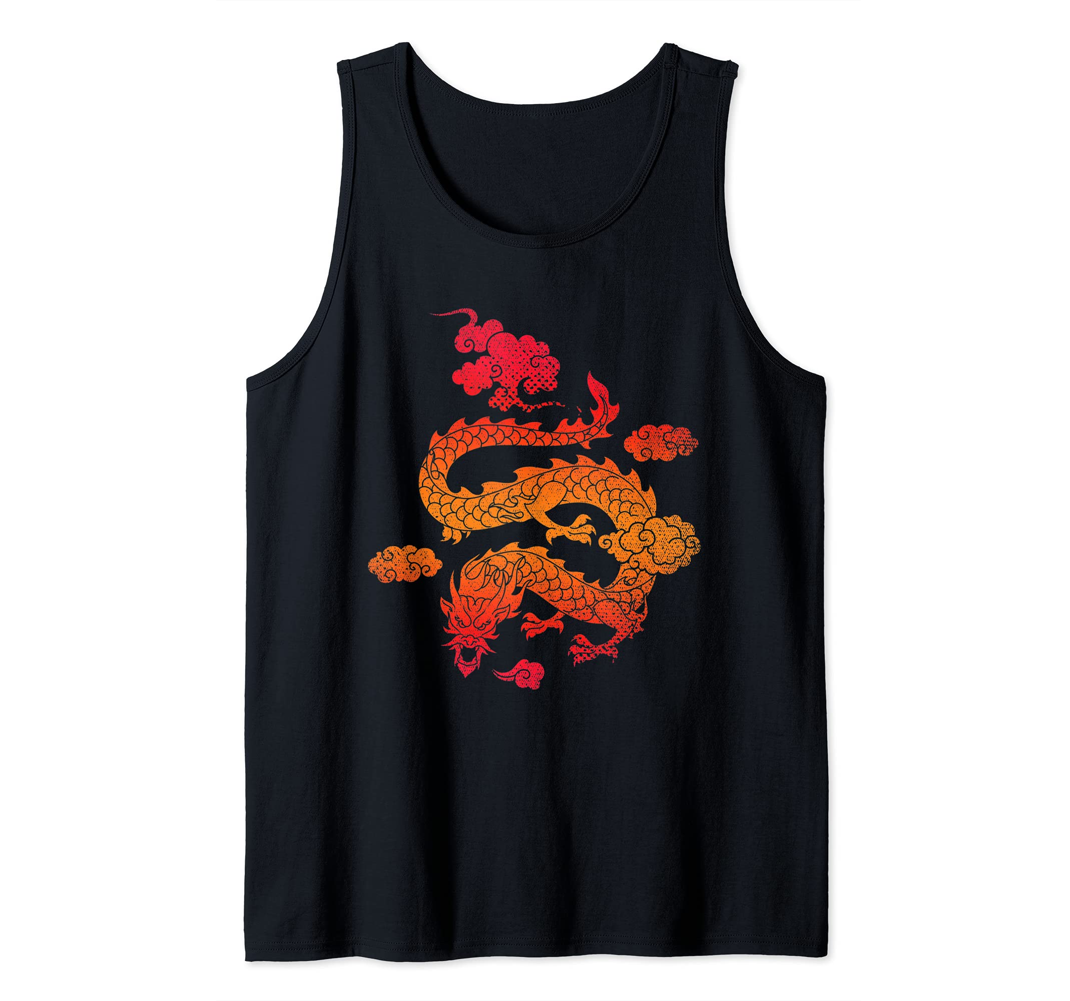 Mythical Asian Animal China Fantasy Creature Chinese Dragon Tank Top